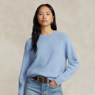 Saddle-Sleeve Wool-Cashmere Sweater-AC