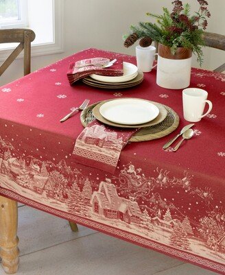 Benson Mills Wonderland Engineered Jacquard Tablecloth, 60