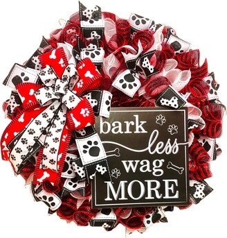 Dog Mom Pet Front Door Wreath