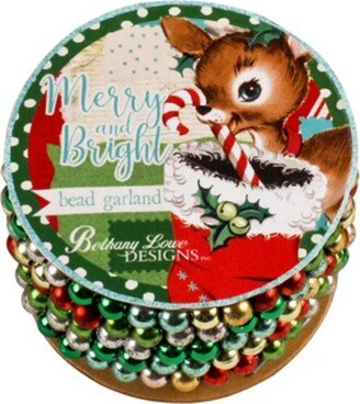 Bethany Lowe Merry & Bright Mini Bead Garland #lc8420 New