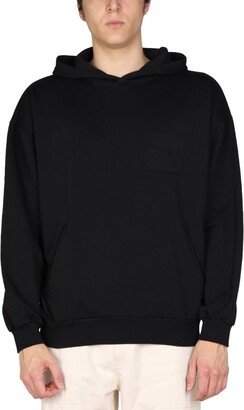 Logo Embroidered Hoodie-AB