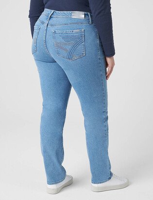 Seven7 Straight Jean With Back Pocket Embroidery-AA