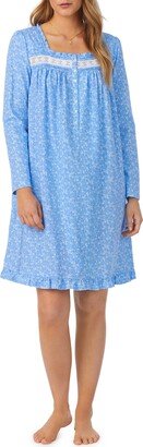 Long Sleeve Cotton Short Nightgown