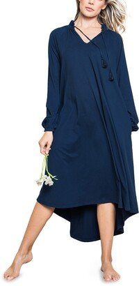 Camille Long Sleeve Luxe Pima Cotton Nightgown