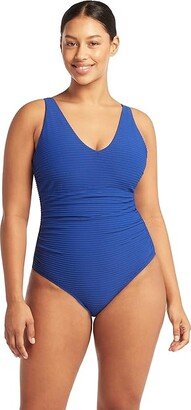 Spinnaker D/DD-Cup One-Piece (Royal) Women's Swimsuits One Piece