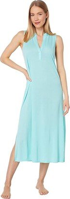 N by Natori Congo Tank Gown (Sea Blue) Women's Pajama