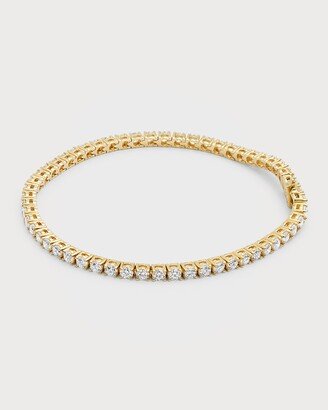 Neiman Marcus Diamonds 18K Yellow Gold GH/SI Diamond 4-Prong Bracelet, 7L