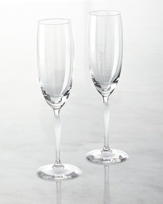 100 Points Champagne Flutes, Set of 2