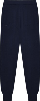 Regenerative Merino Wool Track Pants — navy XXS