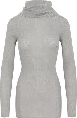 Ribbed Turtleneck Sweater-AA