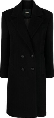 Double-Breasted Wool Coat-BA