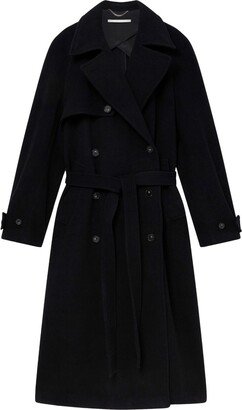 Belted Double-Breasted Wool Coat-AC