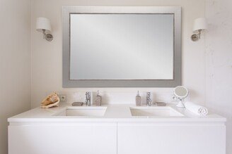 Multi Size BrandtWorks Aged Silver Vanity Mirror - Nickel