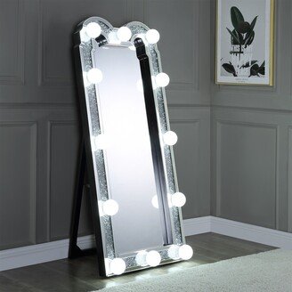 BESTCOSTY Accent Floor Mirror in Mirrored