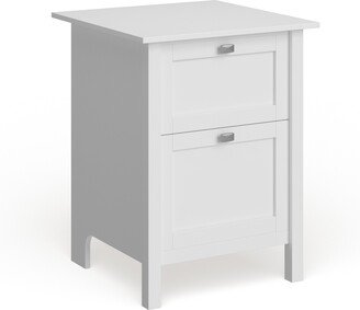 Broadview 2 Drawer File Cabinet in Pure White