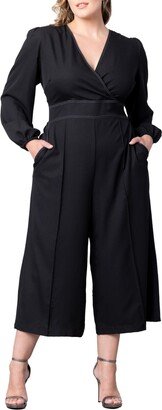 Women's Plus Size Tessa Cropped Wide Leg Jumpsuit