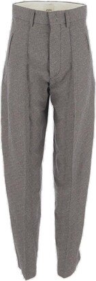 High-Rise Tailored Pants-AA