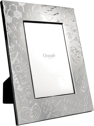 Graffiti Silver Plated Photo Frame (5 x 7)