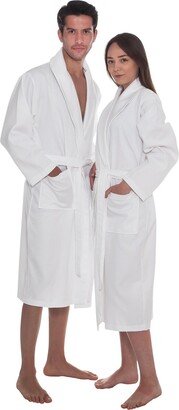 Delux Pique 100% Turkish Cotton Unisex Bathrobes