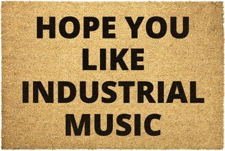 Industrial Music Doormat Outdoor Rug Door Hope You Like Coir Mat Decor Housewarming Home Summer Winter Christmas House Gift