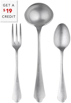 3Pc Serving Set With $19 Credit-AA