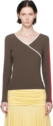 Brown Rosemary Long Sleeve T-Shirt