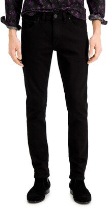 Men's Black Wash Skinny Jeans, Created for Macy's