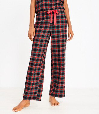 Shimmer Plaid Pajama Pants