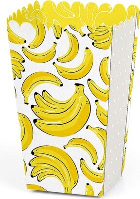 Big Dot Of Happiness Let's Go Bananas - Tropical Party Favor Popcorn Treat Boxes - Set of 12