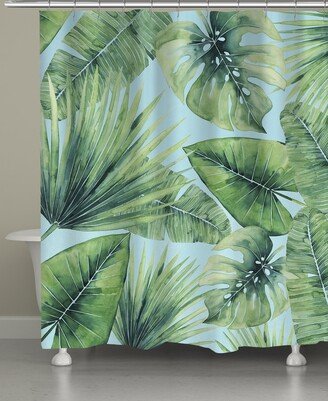 Tropical Palm Shower Curtain - Green/palm