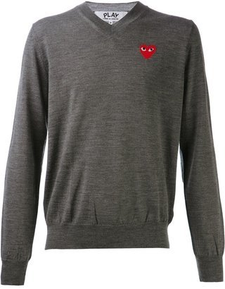 Embroidered Heart Jumper-AA
