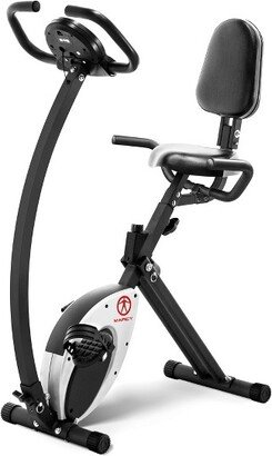 Marcy Foldable Exercise Bike with High Back Seat