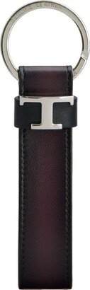 TSI leather keychain