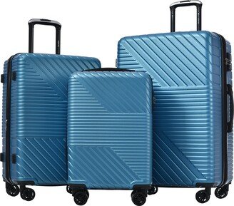 Sunmory 3 Piece Luggage Sets Suitcase/Trunk /Check-in Luggage /Carry-on Luggage-AG