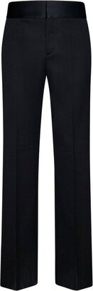 High Waist Straight Leg Trousers-DH