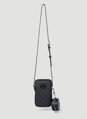 Retro Gg Supreme Crossbody Bag - Man Crossbody Bags Black One Size