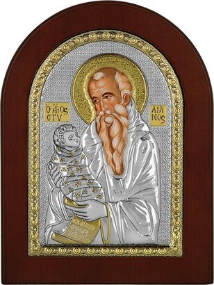 Saint Stylianos - Greek Orthodox Catholic Christian Byzantine-Silver Icon