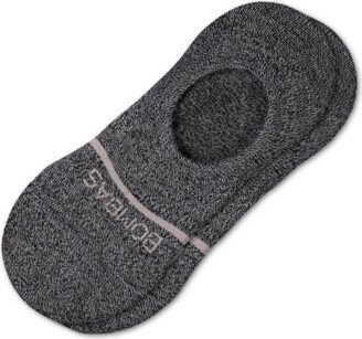 Men's Lightweight Merino Wool Blend No Show Socks - Charcoal - Large