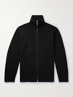 Funichan Merino Wool Zip-Up Sweater