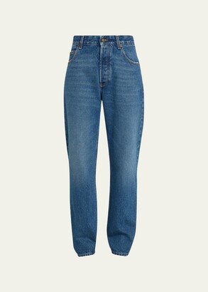 DARKPARK Liz Gathered Boyfriend Jeans