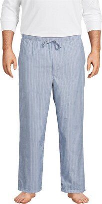Men's Big and Tall Poplin Pajama Pants