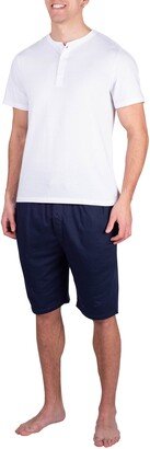 SLEEPHERO Jersey Polo & Shorts 2-Piece PJ Set