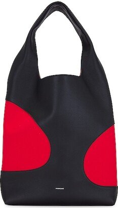 Cut Out Bag in Black