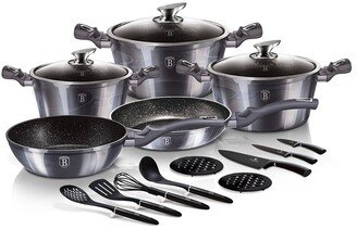 Berlinger Haus 17Pc Carbon Kitchen Cookware Set