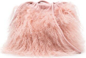 Rock To Go Frenzy shearling bucket bag