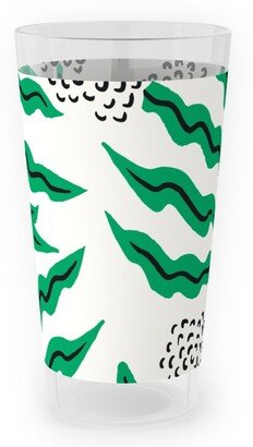 Outdoor Pint Glasses: La Ville Vine Outdoor Pint Glass, Green