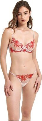 Marseille Bra (Tomato Red/Pale Pink) Women's Bra