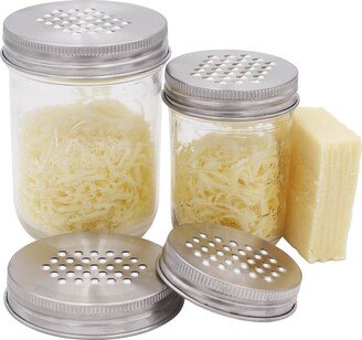 Grater/Shredder Lid For Wide & Regular Mouth Mason Jars