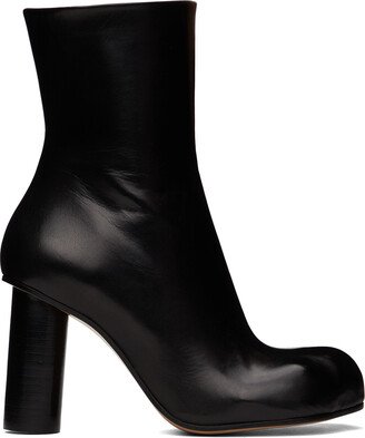 Black Paw Ankle Boots