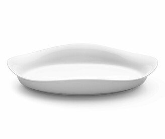 Cobra Porcelain Oval Deep Dish Serving Bowl